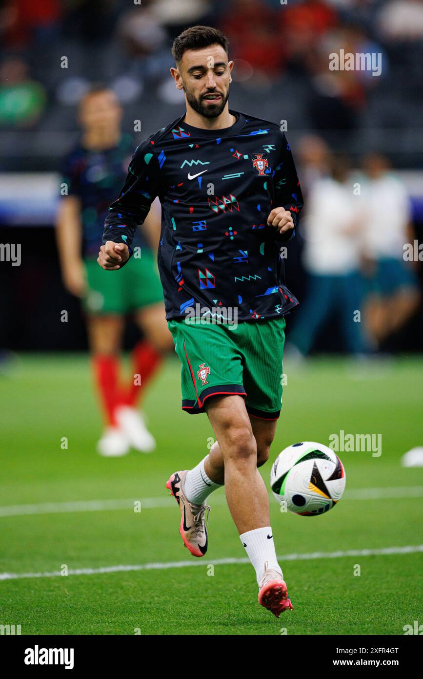 Bruno Fernandes seen during UEFA Euro 2024 Round of 16 game between