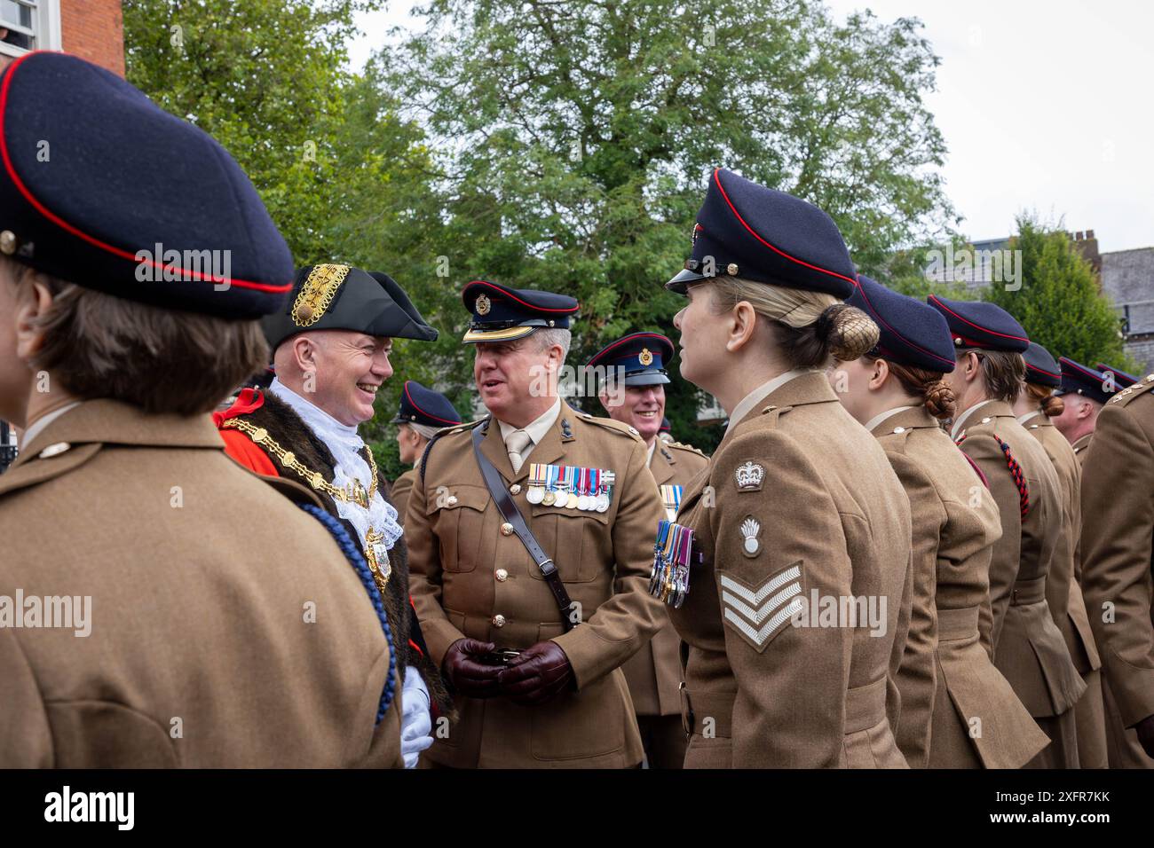 75 Engineers Regiment exercised their right as Freemen of the borough ...