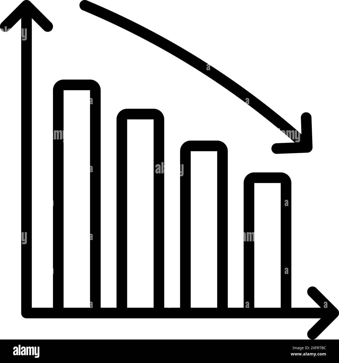 Icon for descending,downward Stock Vector Image & Art - Alamy