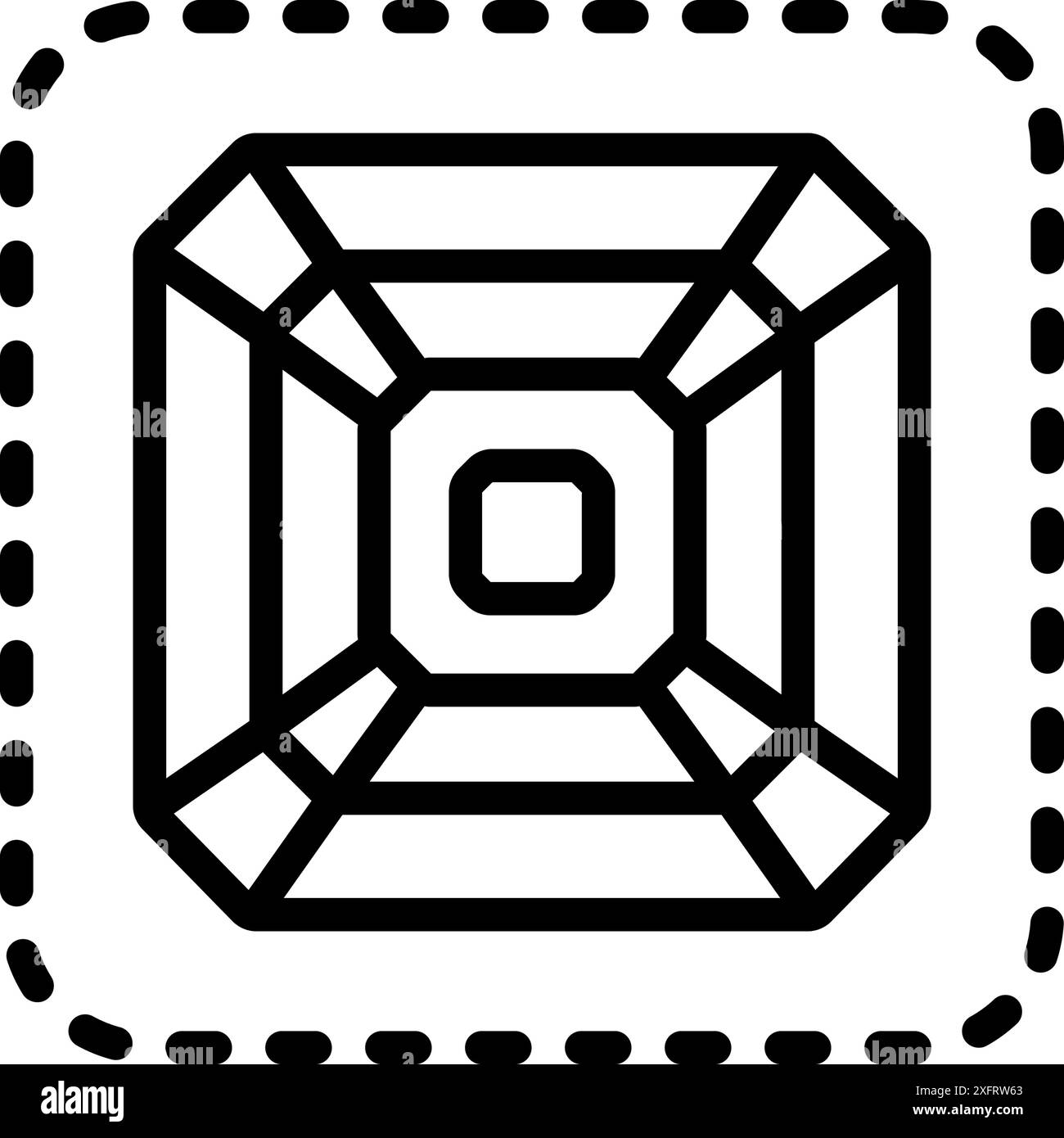 Ruby symbol Black and White Stock Photos & Images - Alamy