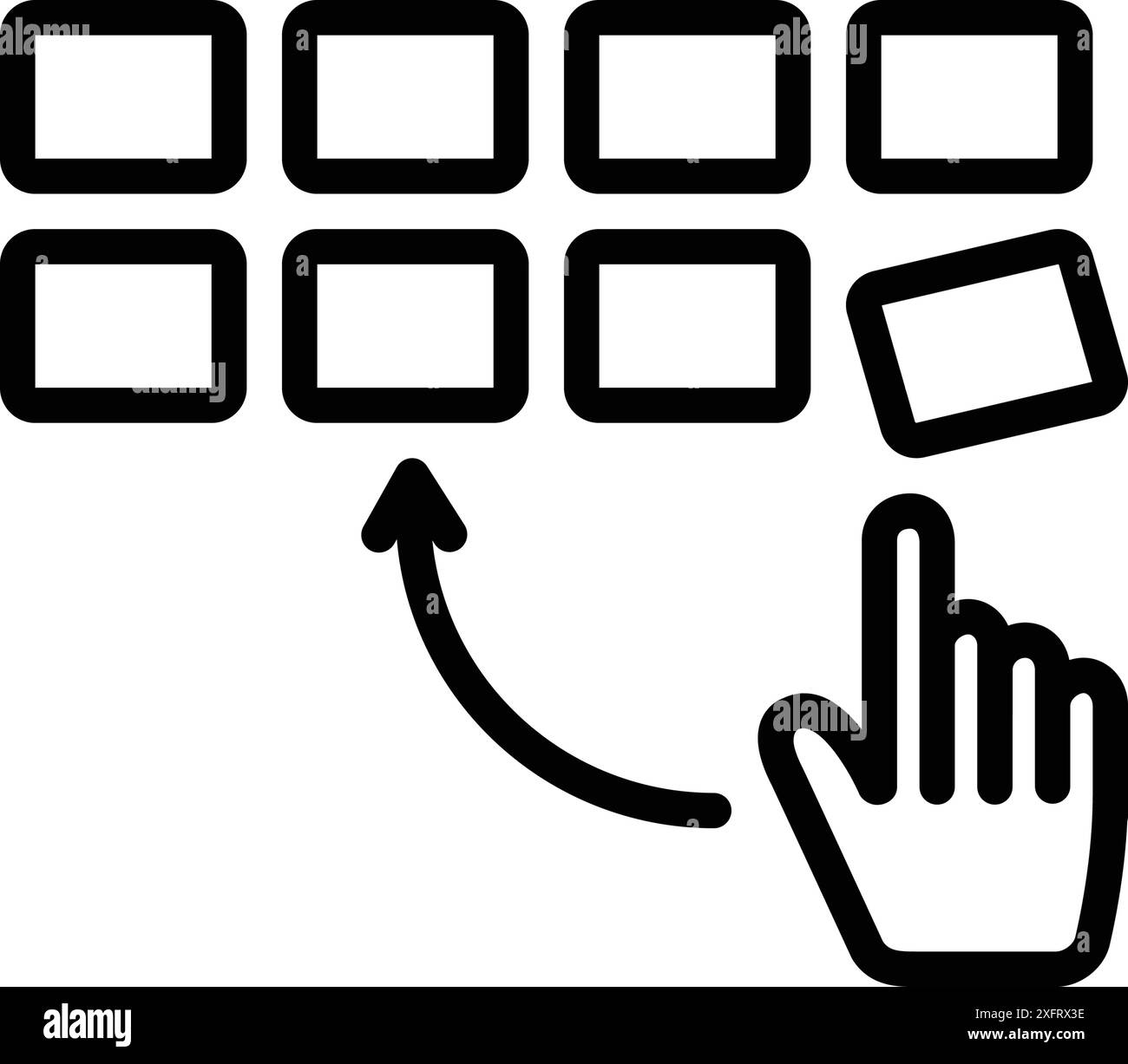 Icon for systematic,orderly Stock Vector Image & Art - Alamy