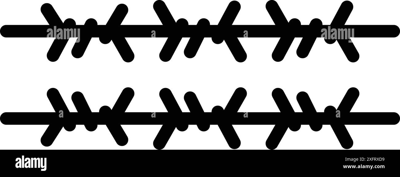 Icon for wiring,barbed Stock Vector Image & Art - Alamy