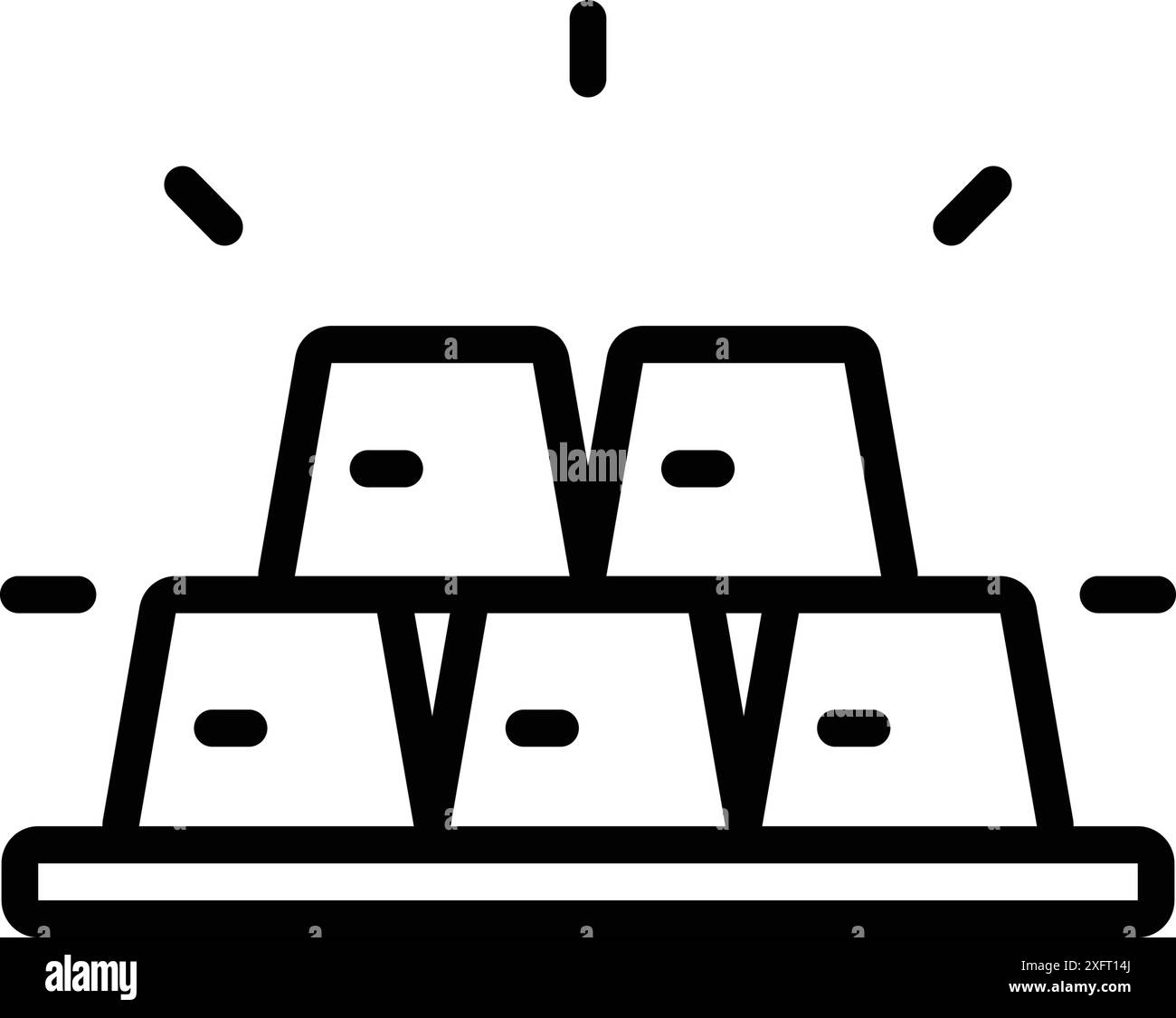 Icon for gold ingots,gold Stock Vector Image & Art - Alamy