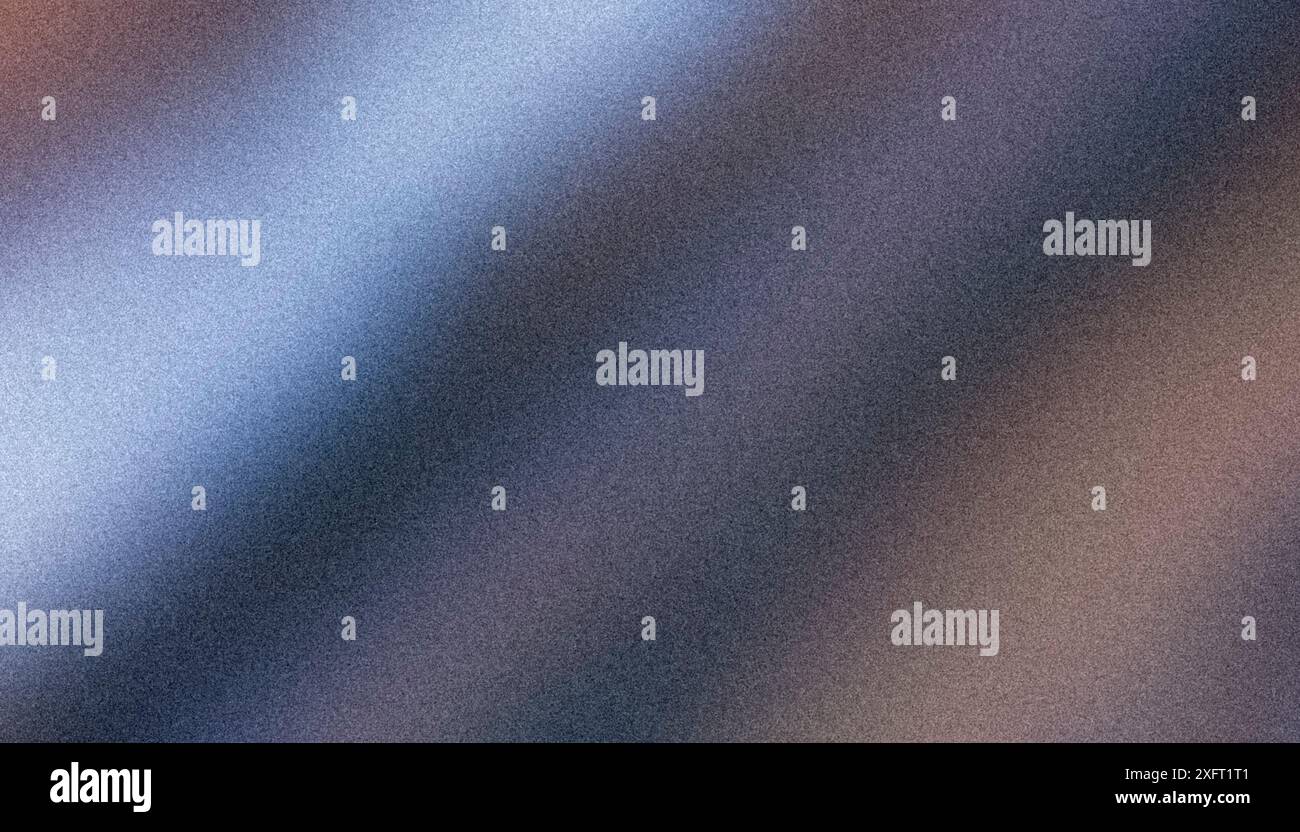 Warm beige blue gradient wave, abstract background, grainy noise, rough texture Stock Photo
