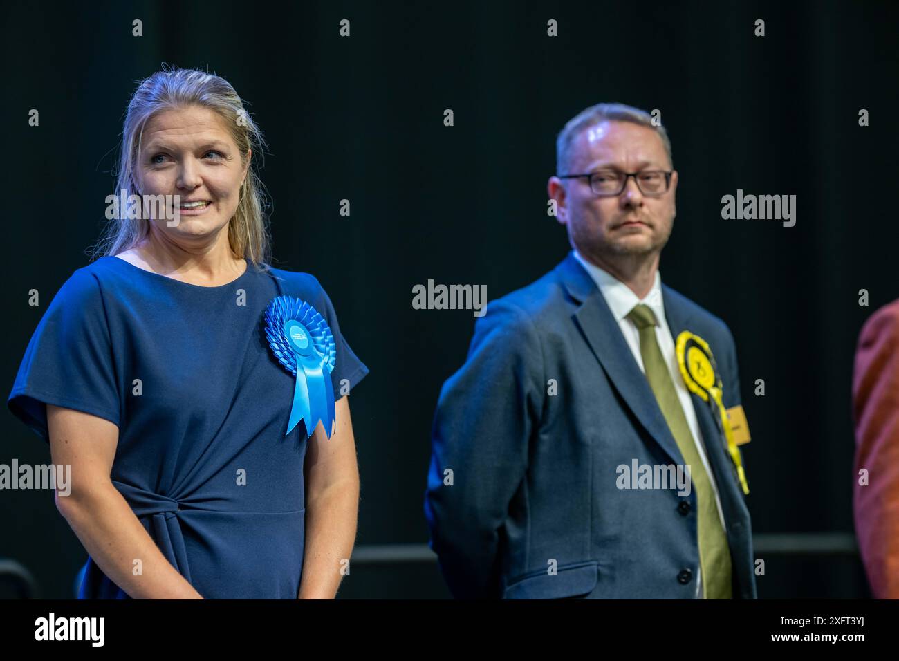 Scottish Conservative Party candidate Harriet Cross is declared the ...