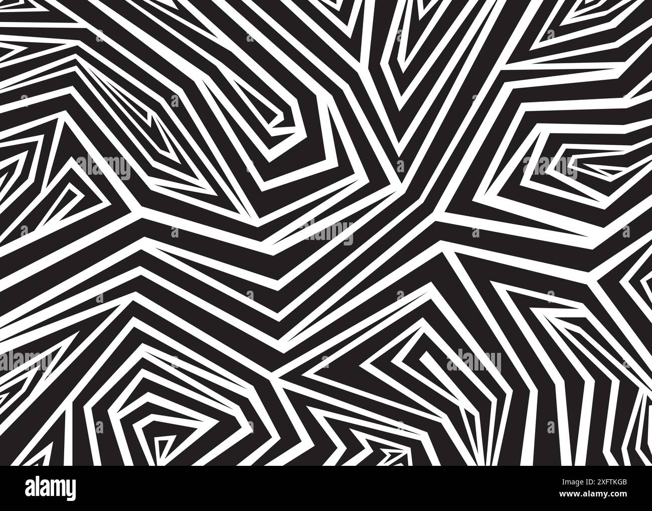 Black and white pattern background Stock Vector Images - Alamy