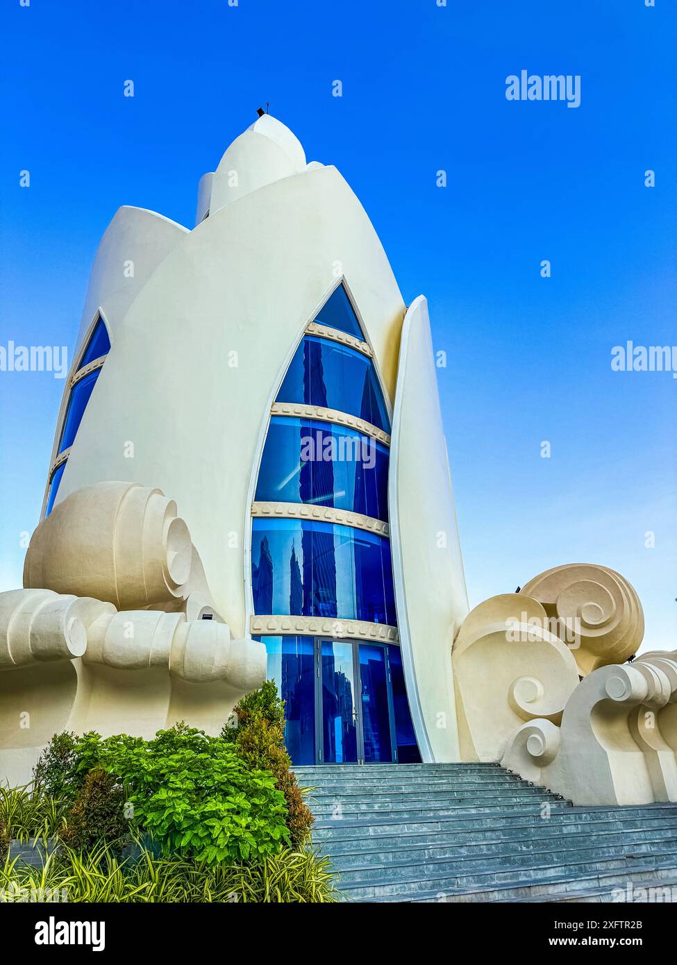 Tram huong tower, monument in Nha Trang, Vietnam Stock Photo