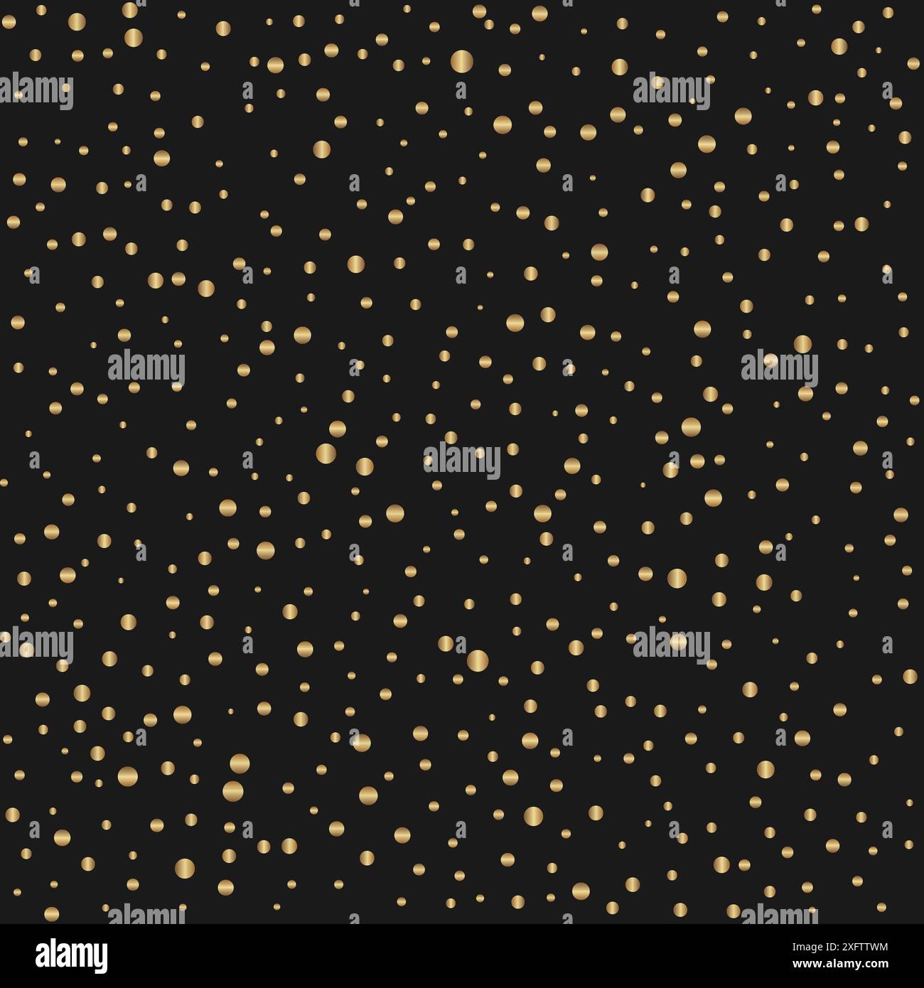 Abstract background with a golden polka dots pattern Stock Vector Image ...