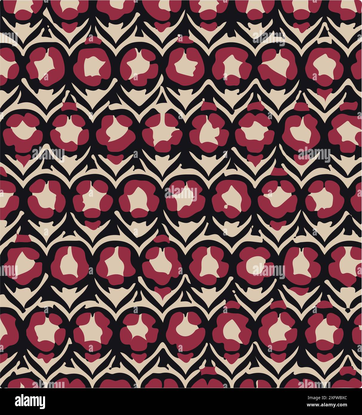 Abstract graphical seamless pattern. vector illustration Stock Vector