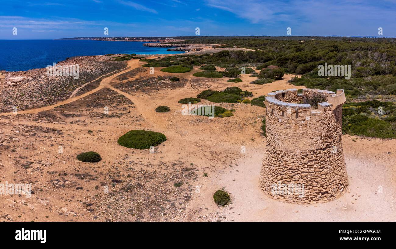 Defensive towers of the balearic islands hi-res stock photography and ...