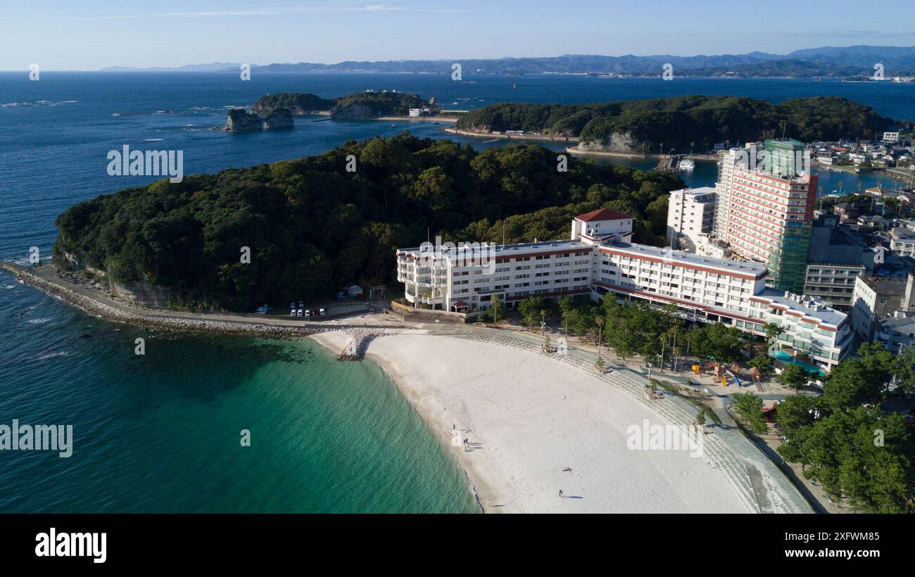 High aerial view beach town hi-res stock photography and images - Alamy