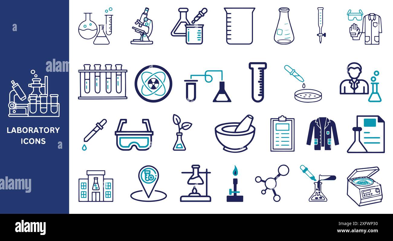 Lab Icon Vector Tube Lab Icon Vector Design Stock Vector