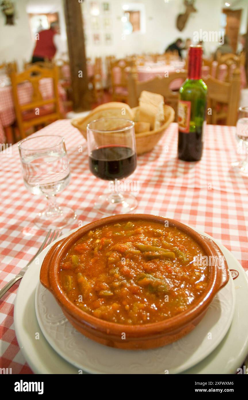 Pisto manchego serving. La Mancha Stock Photo - Alamy