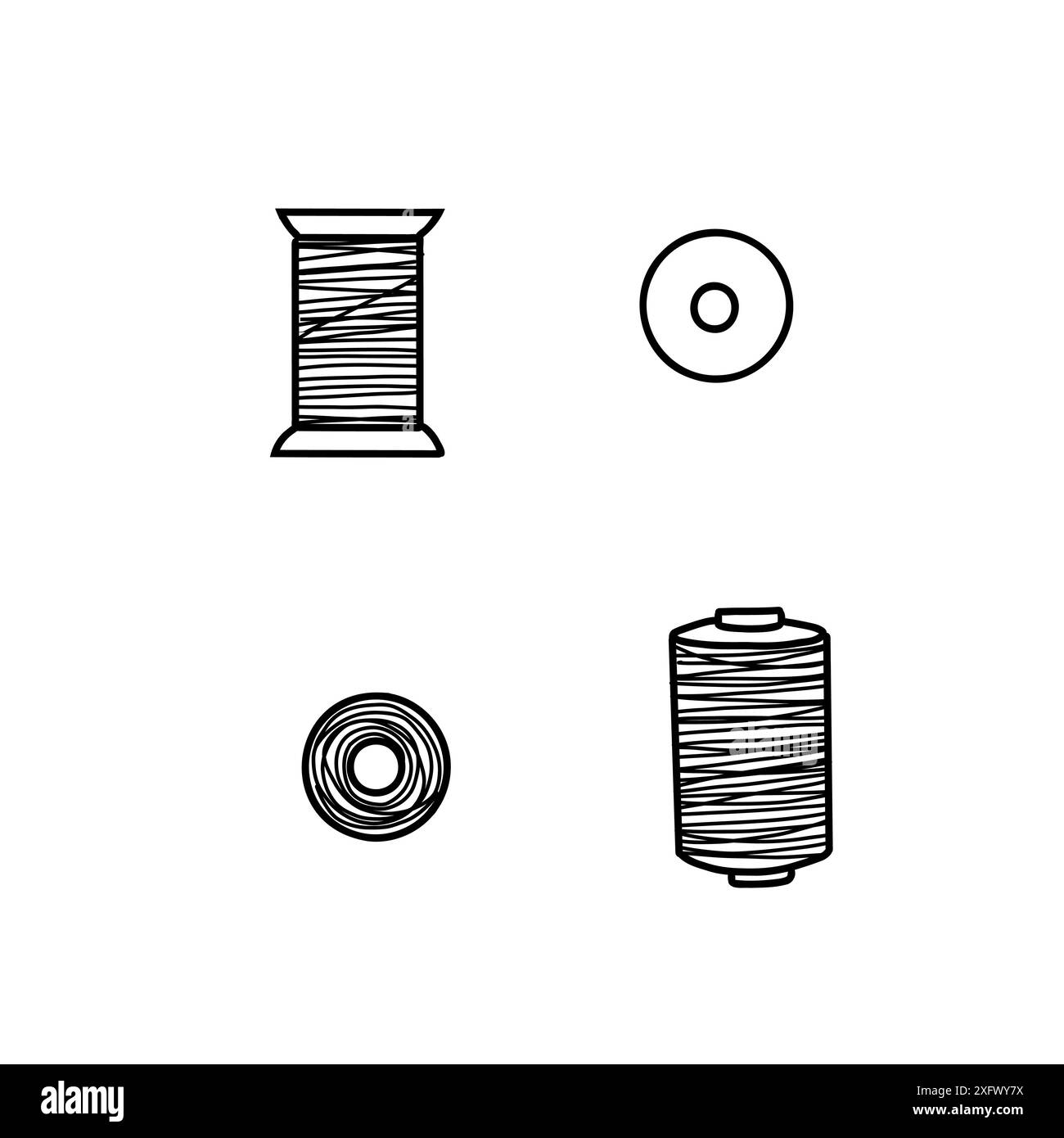 Top threads Stock Vector Images - Alamy