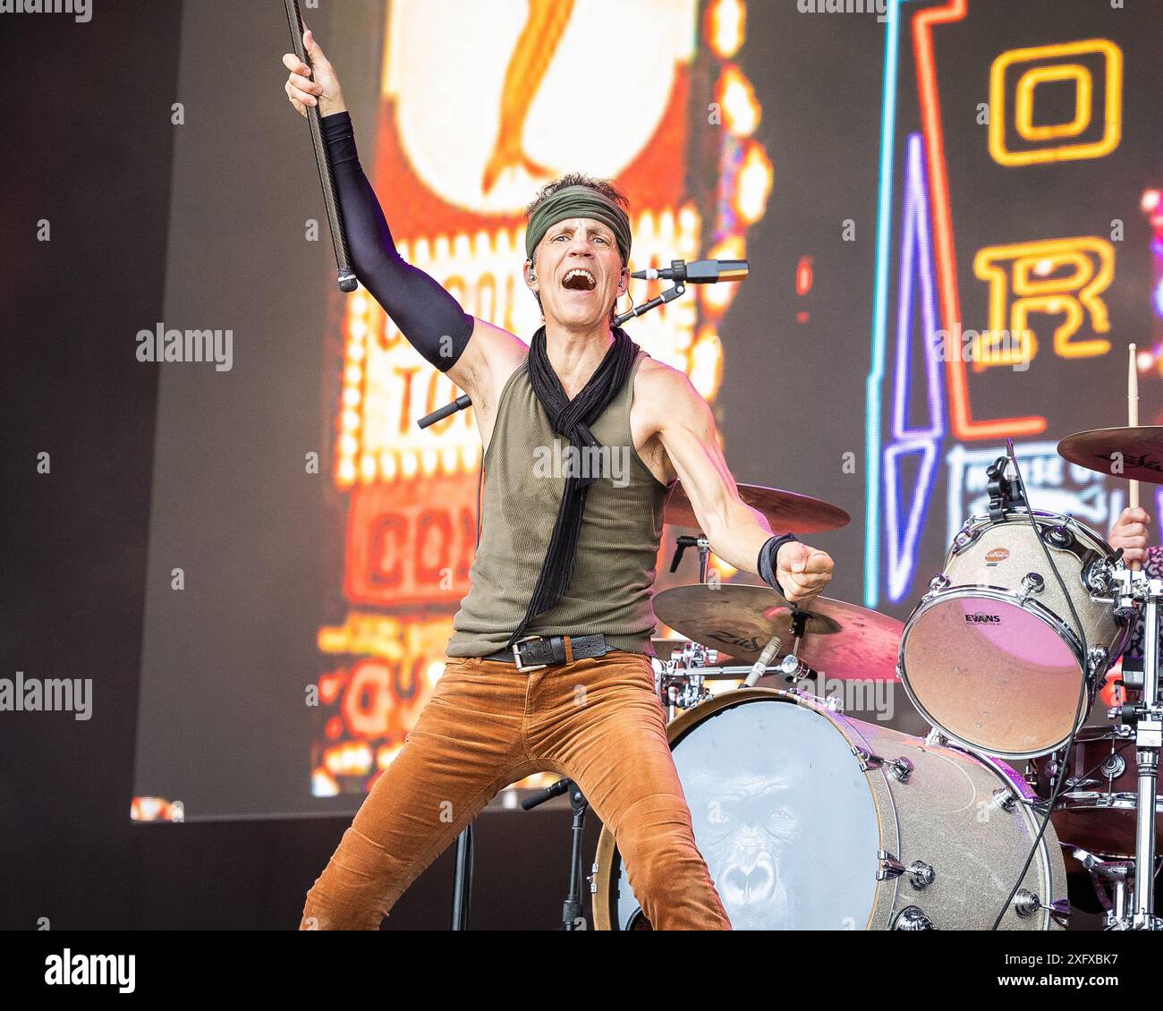 Gary Cherone of Extreme at Tons of Rock Festival in Norway in June 2024 ...