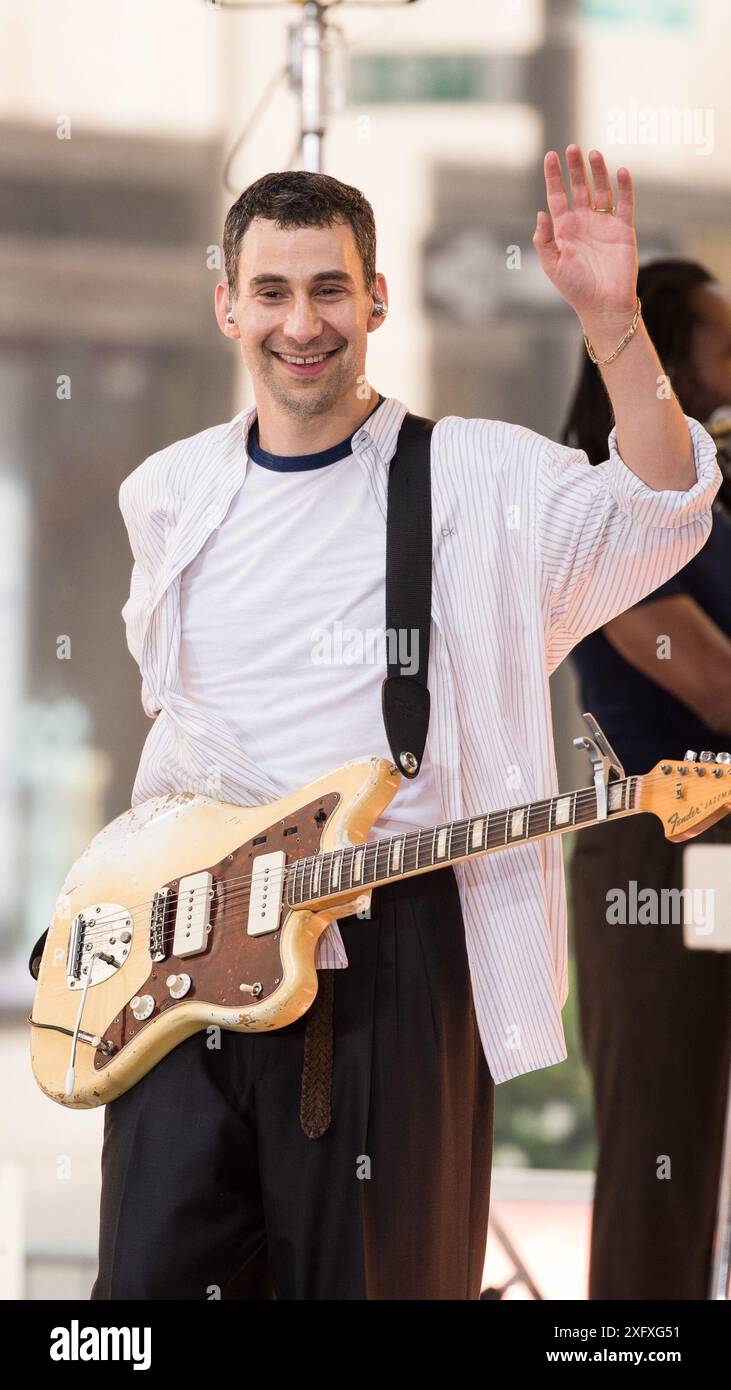 Jack Antonoff, Bleachers on stage for NBC Today Show Citi Concert