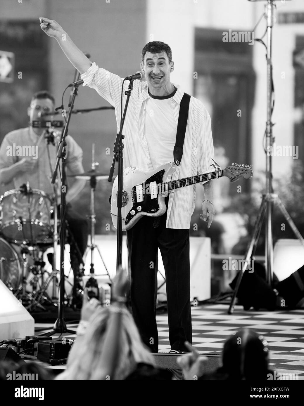 Jack Antonoff, Bleachers on stage for NBC Today Show Citi Concert