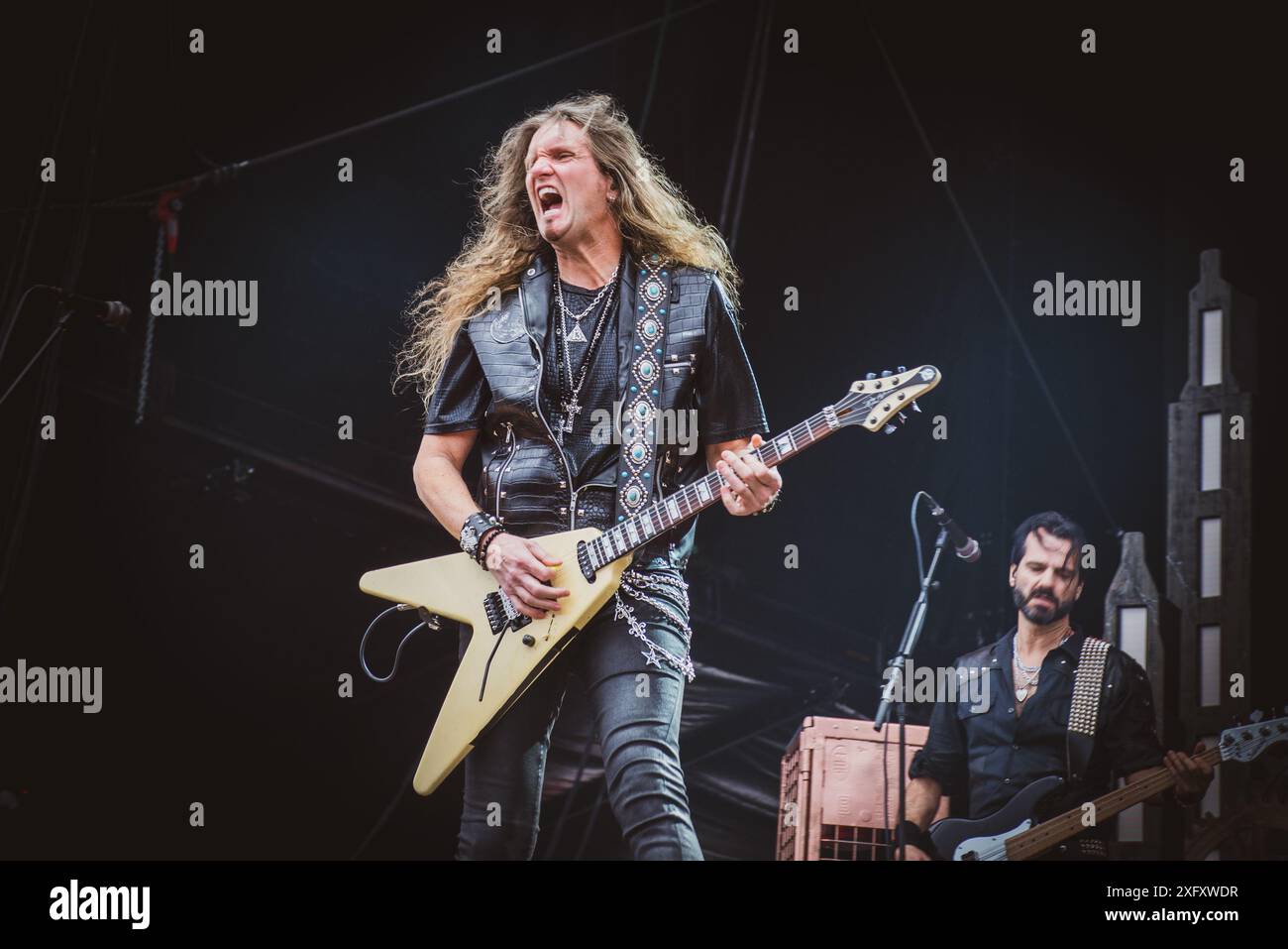 The german heavy metal Accept band performed at Danish Copenhell festival 2024. Credit: Andrea Pinna Stock Photo