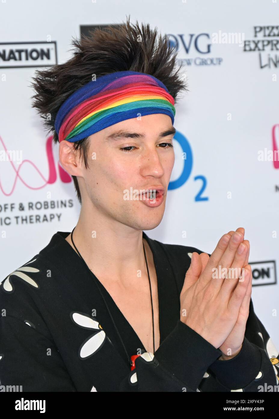 LONDON, ENGLAND 5th July 2024 Jacob Collier attends the Nordoff and