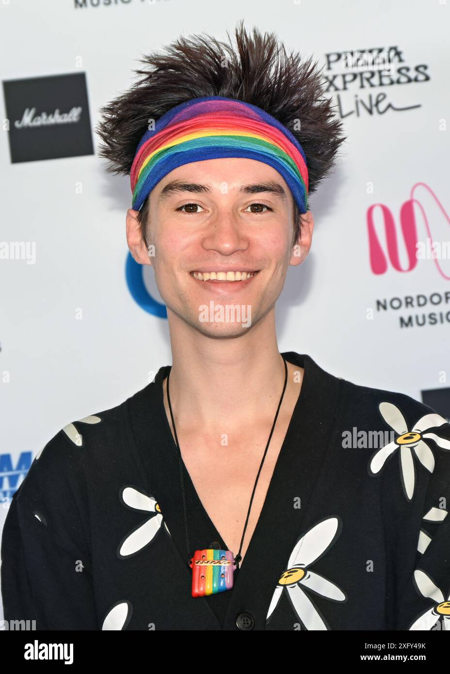 LONDON, ENGLAND 5th July 2024 Jacob Collier attends the Nordoff and