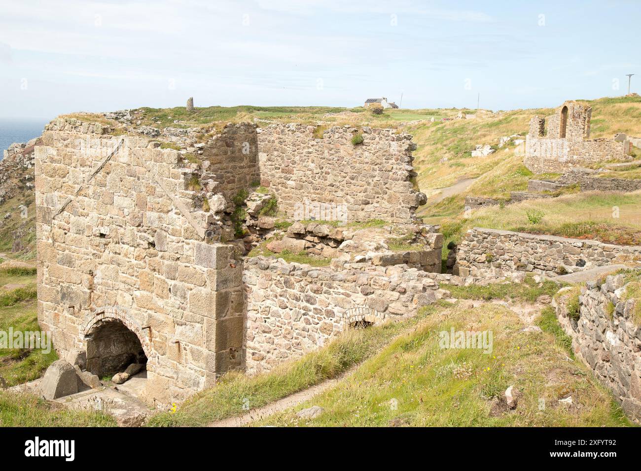 Botallack tin mine Stock Photo