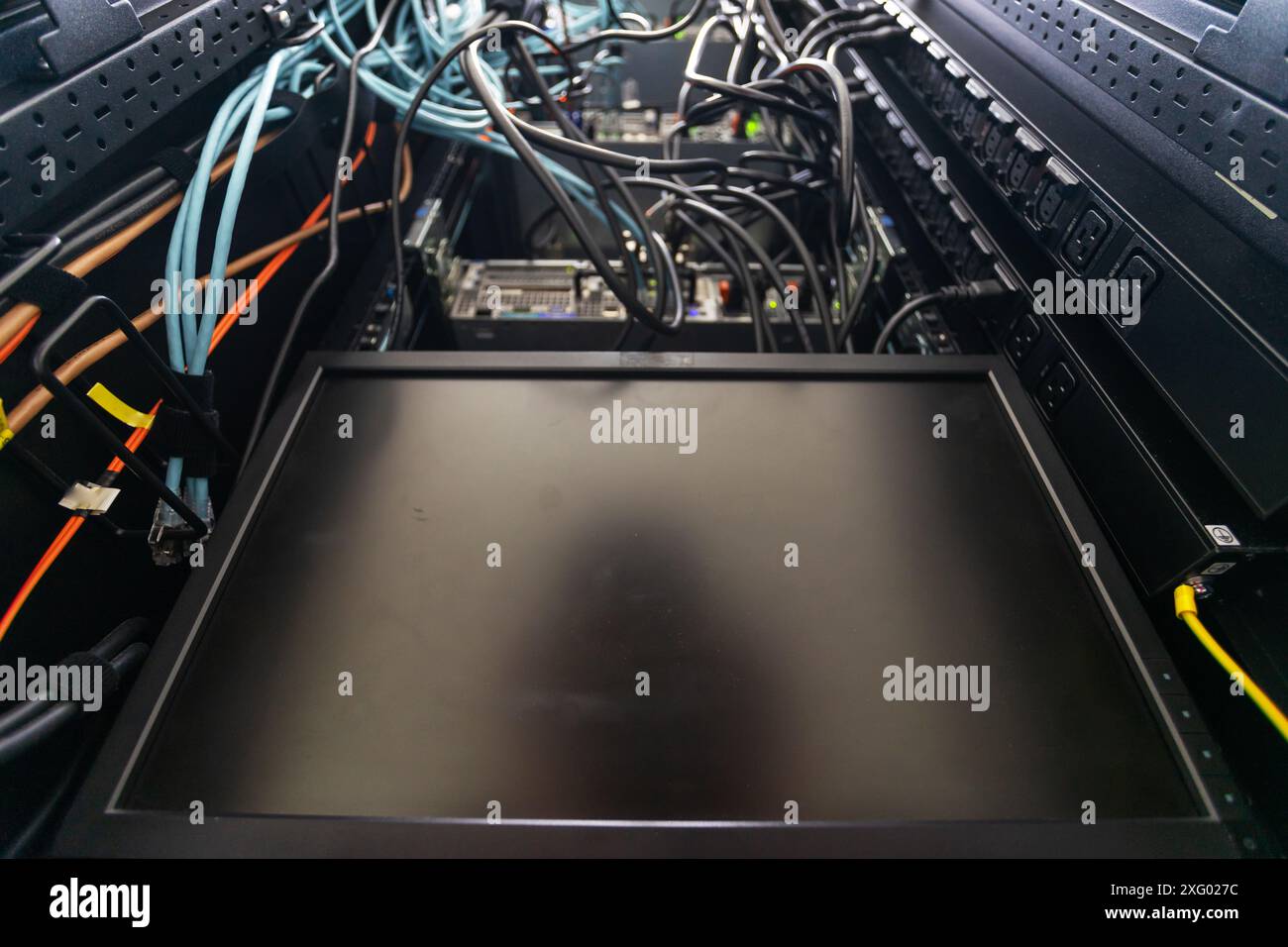 server computer should be high performance, stable, able to serve a large number of users. Stock Photo