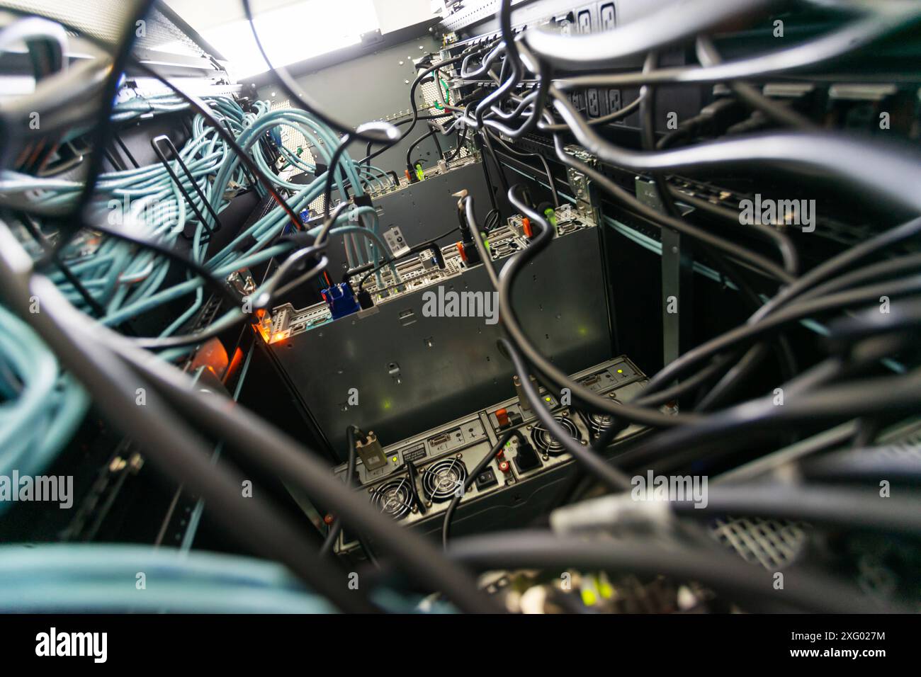 server computer should be high performance, stable, able to serve a large number of users. Stock Photo