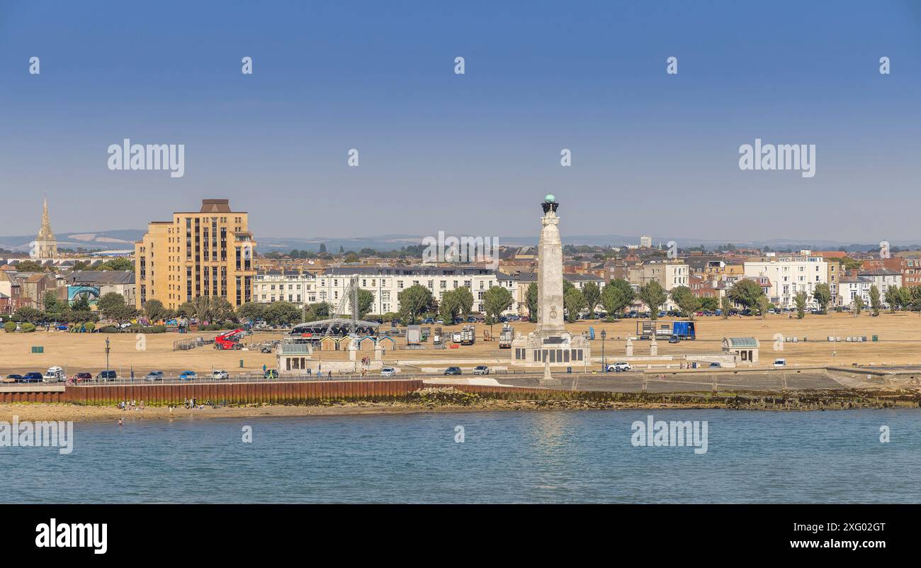 Portsmouth Naval Memorial, Portsmouth, Hampshire, England, UK Stock Photo