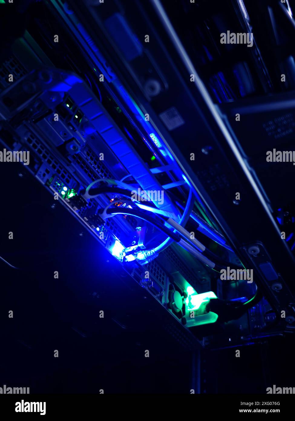 server computer should be high performance, stable, able to serve a large number of users. Stock Photo