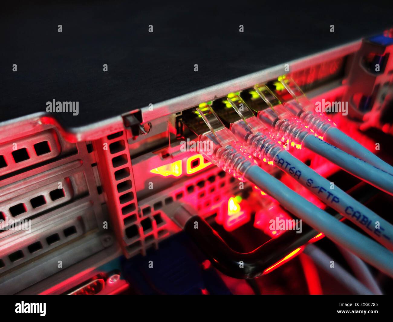 server computer should be high performance, stable, able to serve a large number of users. Stock Photo