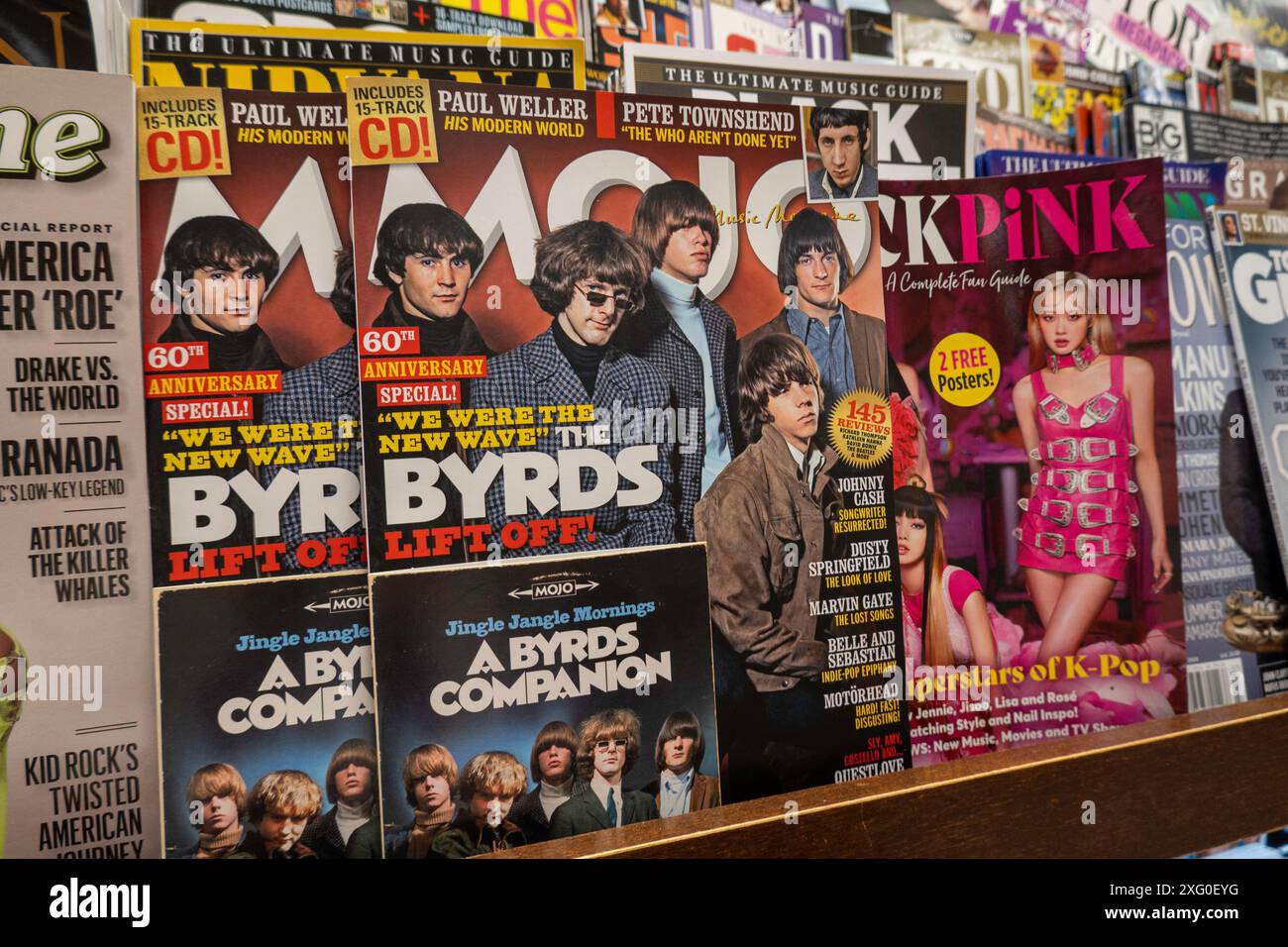Mojo magazine with cd hi-res stock photography and images
