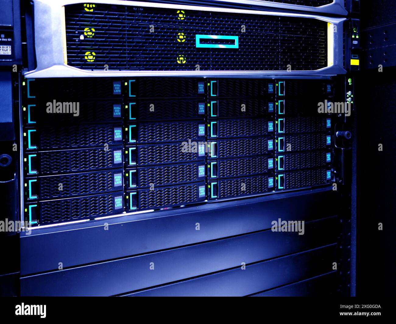 server computer should be high performance, stable, able to serve a large number of users. Stock Photo