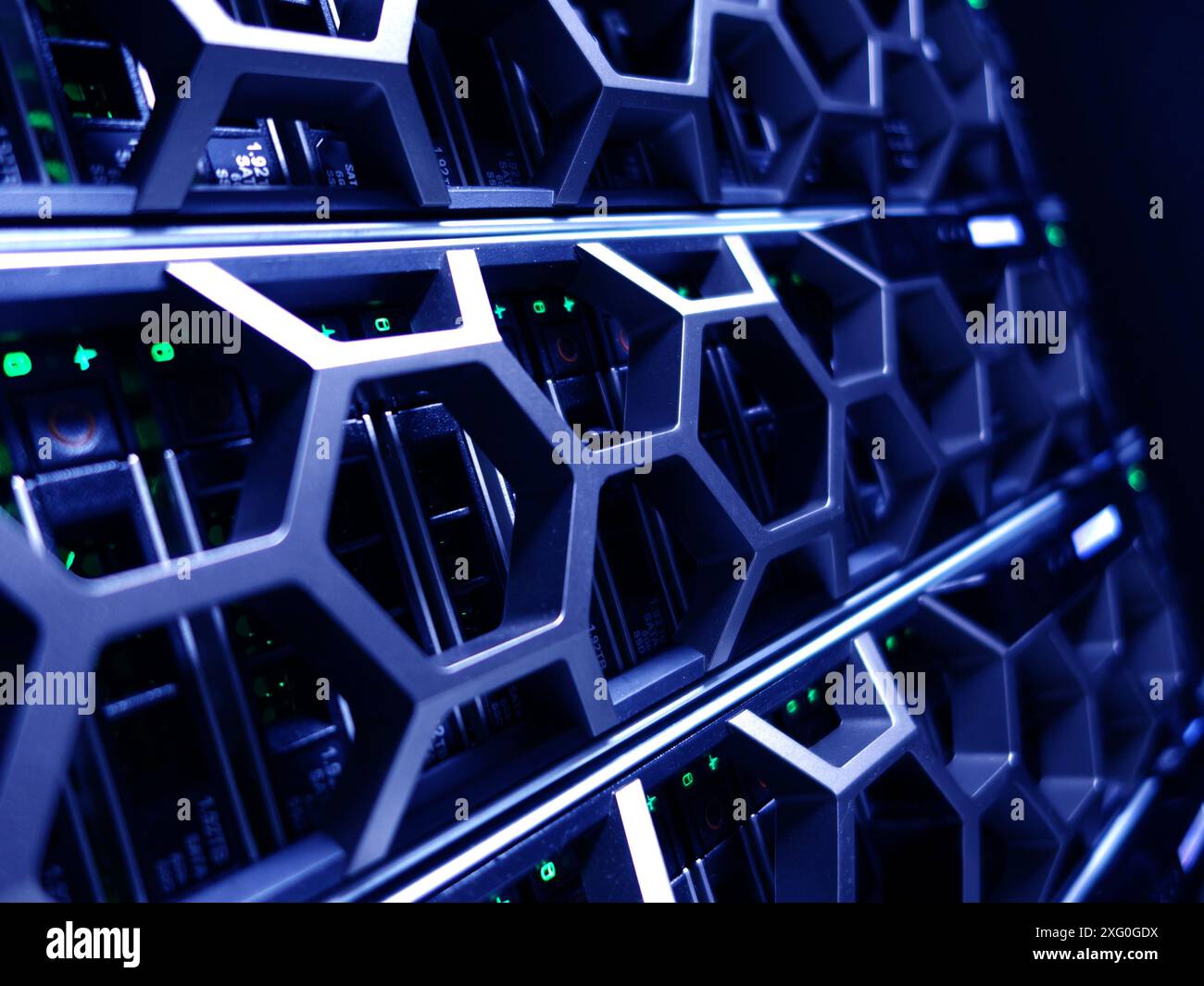server computer should be high performance, stable, able to serve a large number of users. Stock Photo