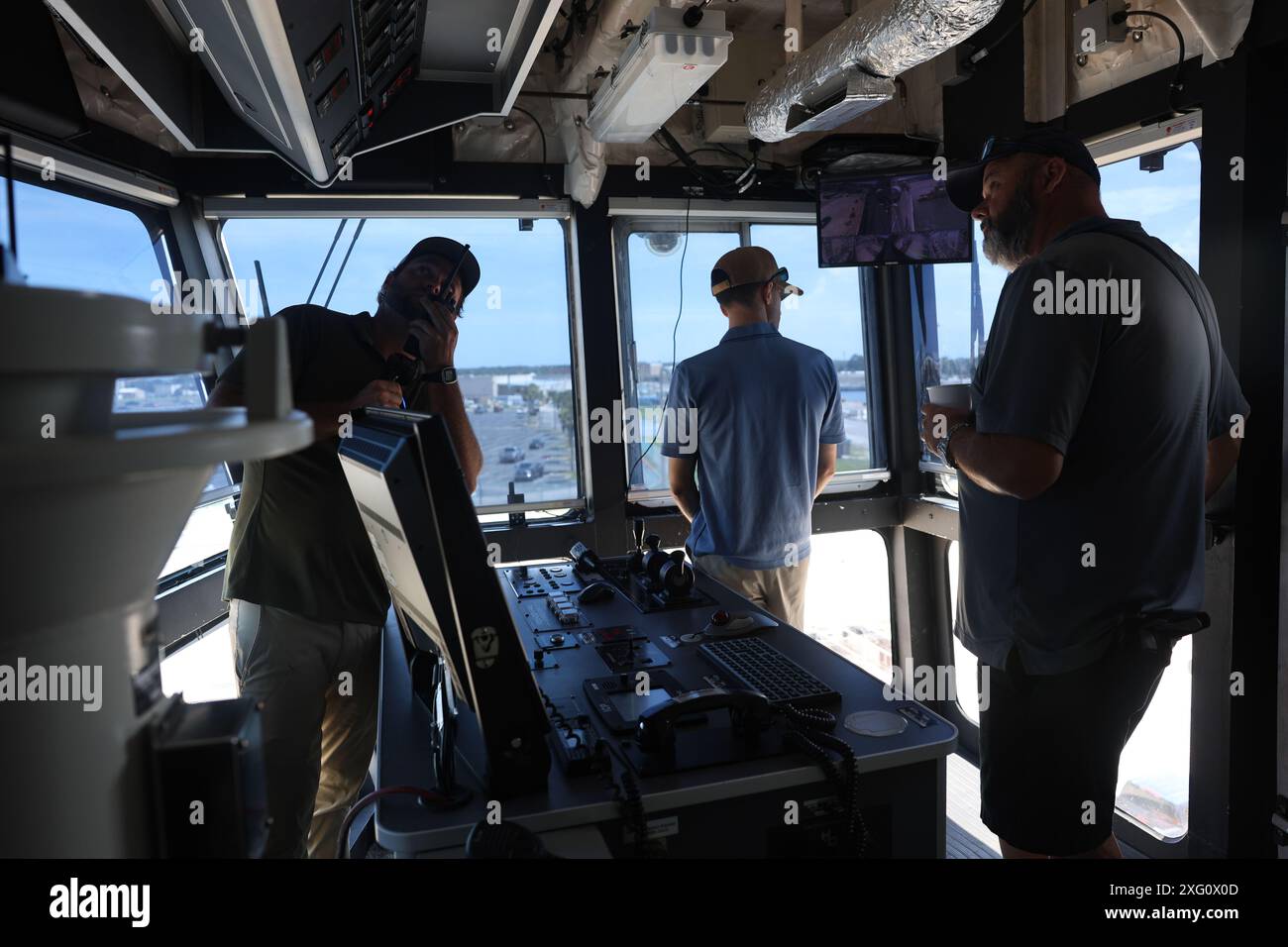 NAVAL STATION MAYPORT, Fla. (July 3, 2024) – Civilian Mariners aboard ...