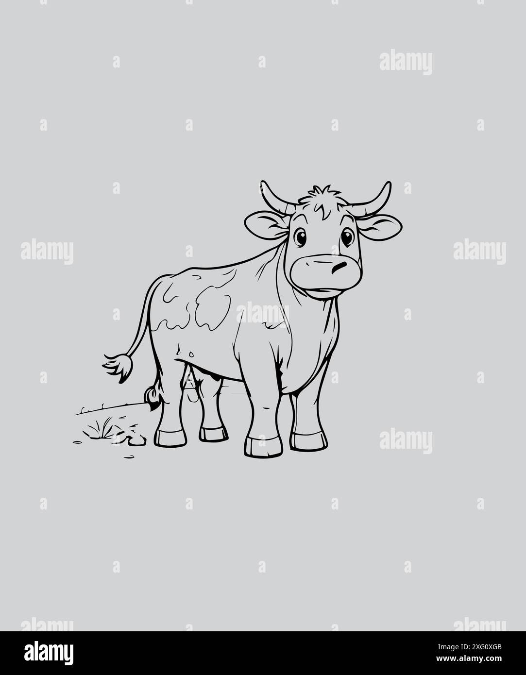 Cartoon lion vector Black and White Stock Photos & Images - Alamy