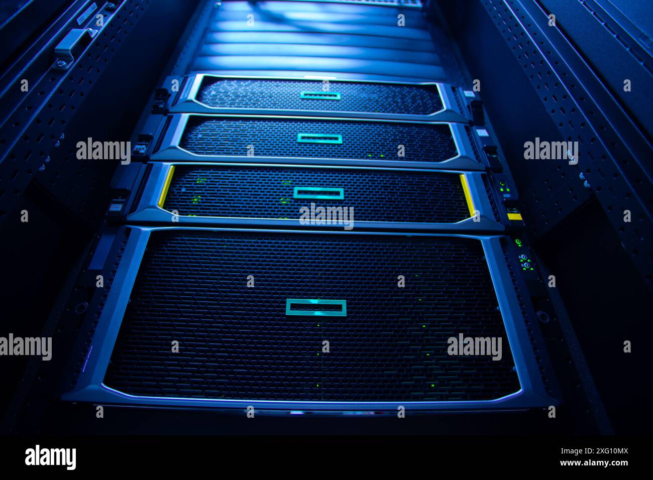 server computer should be high performance, stable, able to serve a large number of users. Stock Photo
