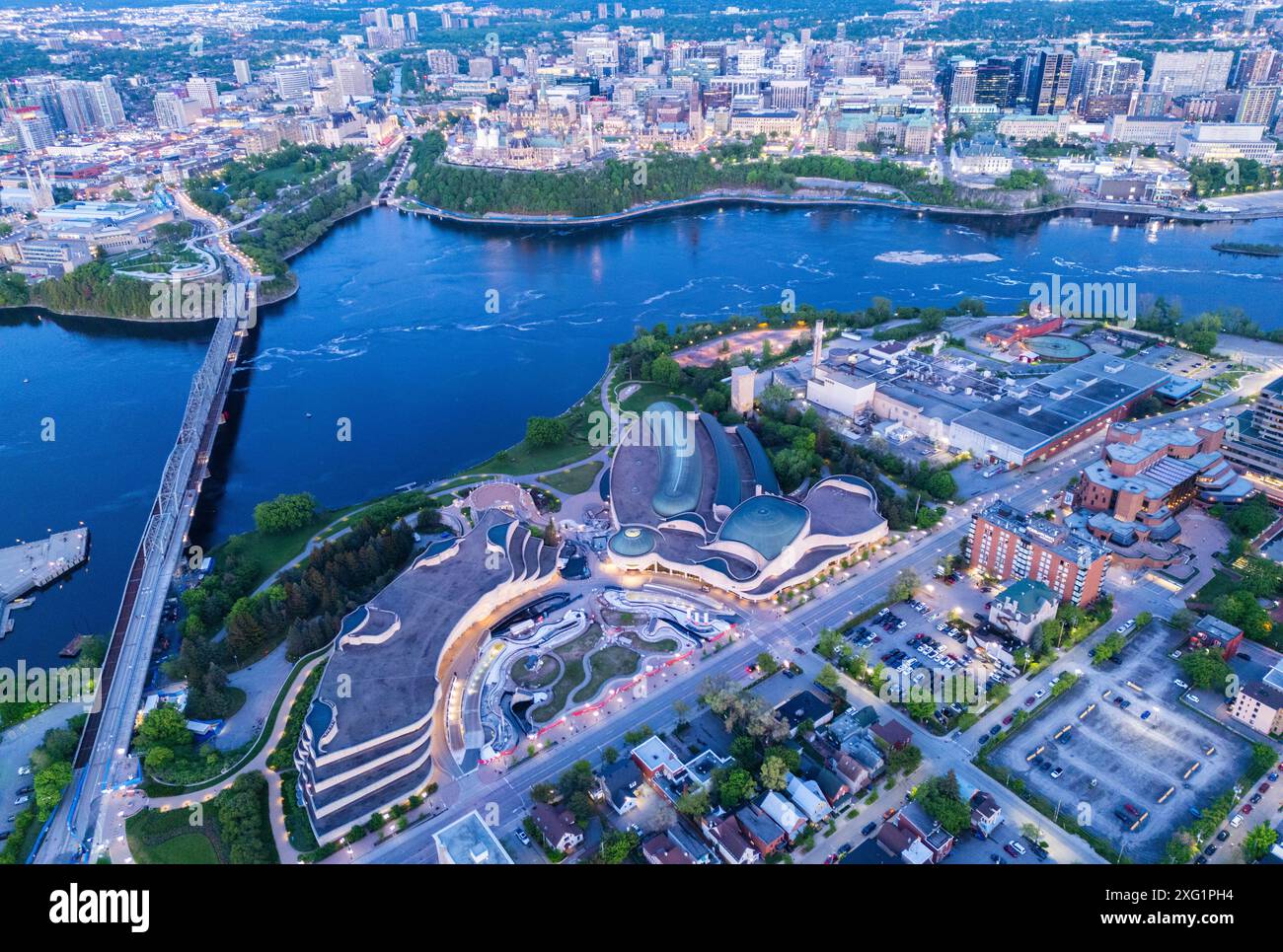 Ottawa View Parliament hill ottawa aerial hi-res stock photography and images - Alamy