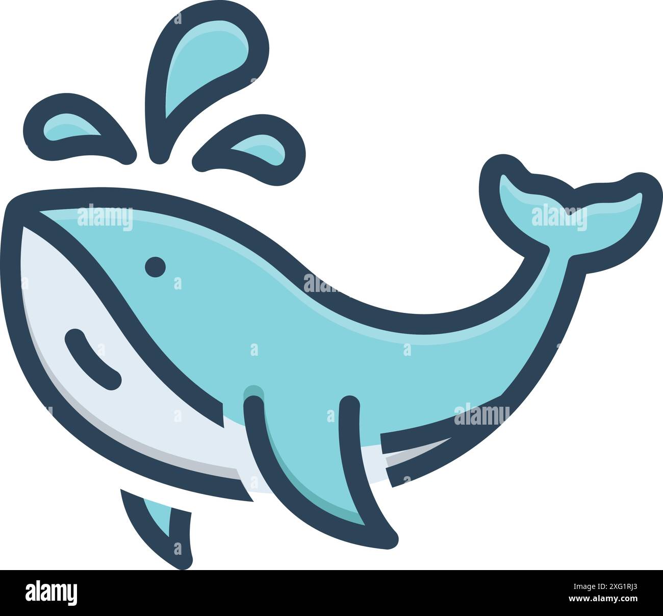 Icon for whale,blue whale Stock Vector Image & Art - Alamy