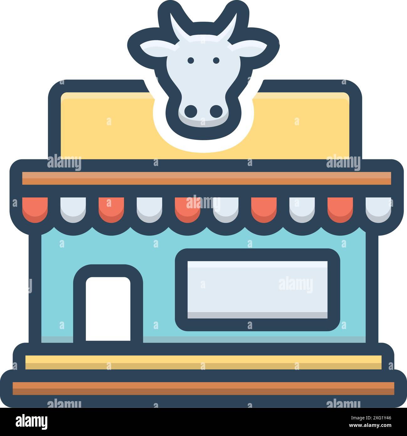 Dairy farmhouse Stock Vector Images - Alamy