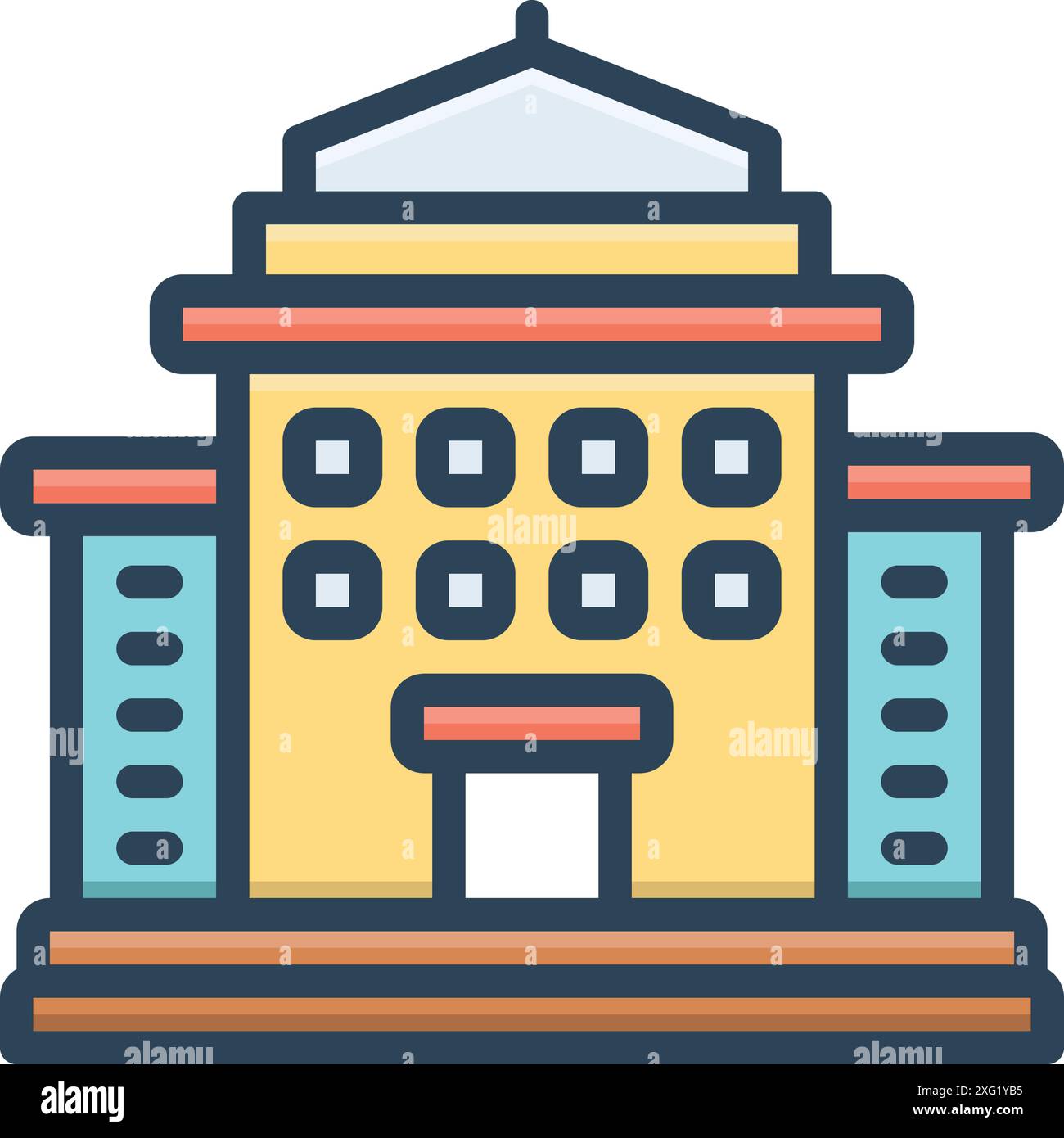 Icon for municipality,borough Stock Vector Image & Art - Alamy