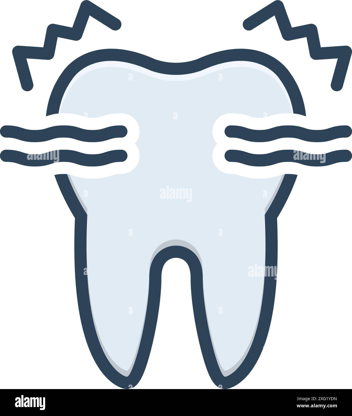 Sensitive teeth illustration Stock Vector Images - Alamy