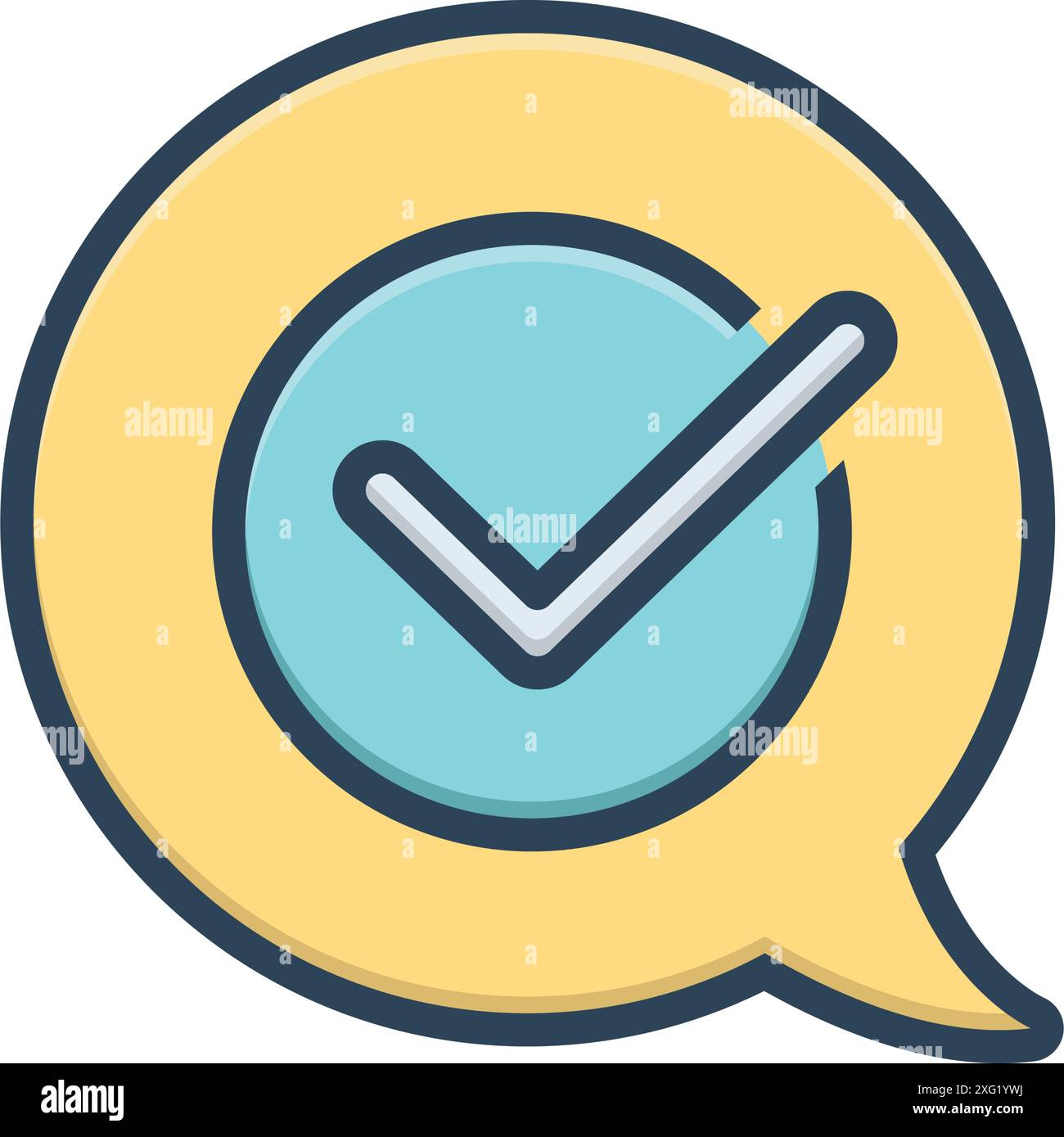 Icon for true,checked Stock Vector Image & Art - Alamy
