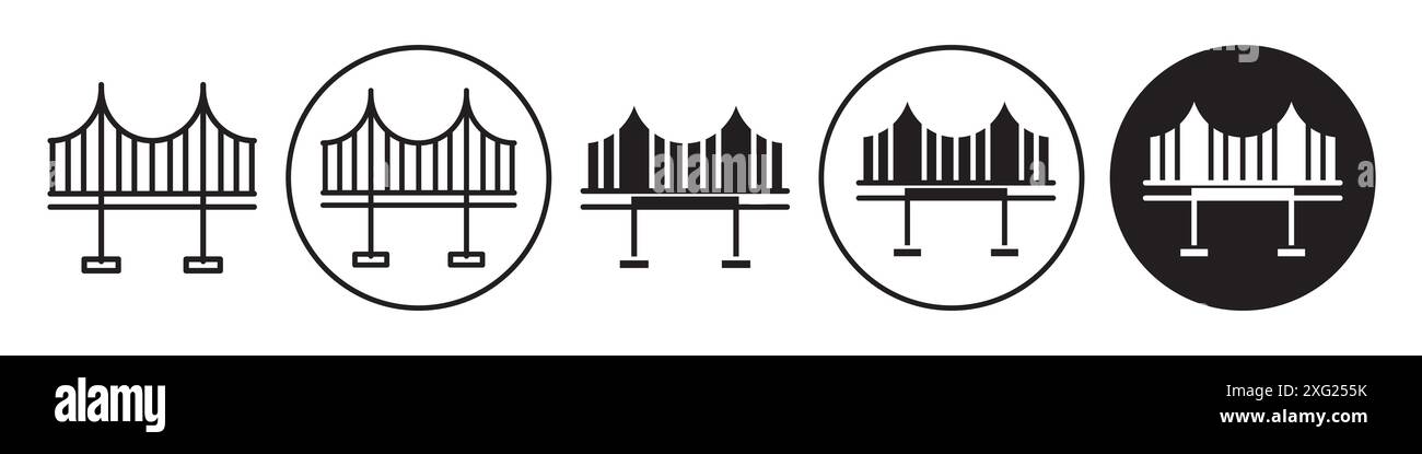 Bridge icon vector set collection for web vector set collection for app ...