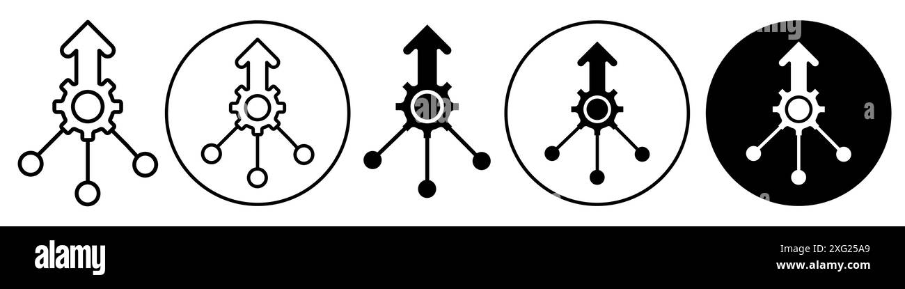 Consolidation Icon vector set collection for web vector set collection ...
