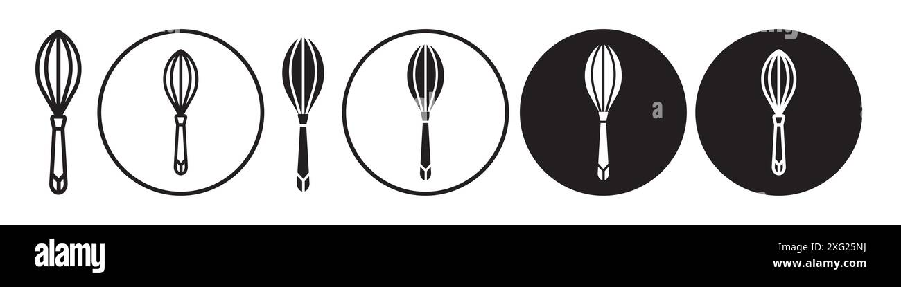 Egg beater Icon vector set collection for web vector set collection for app ui Stock Vector