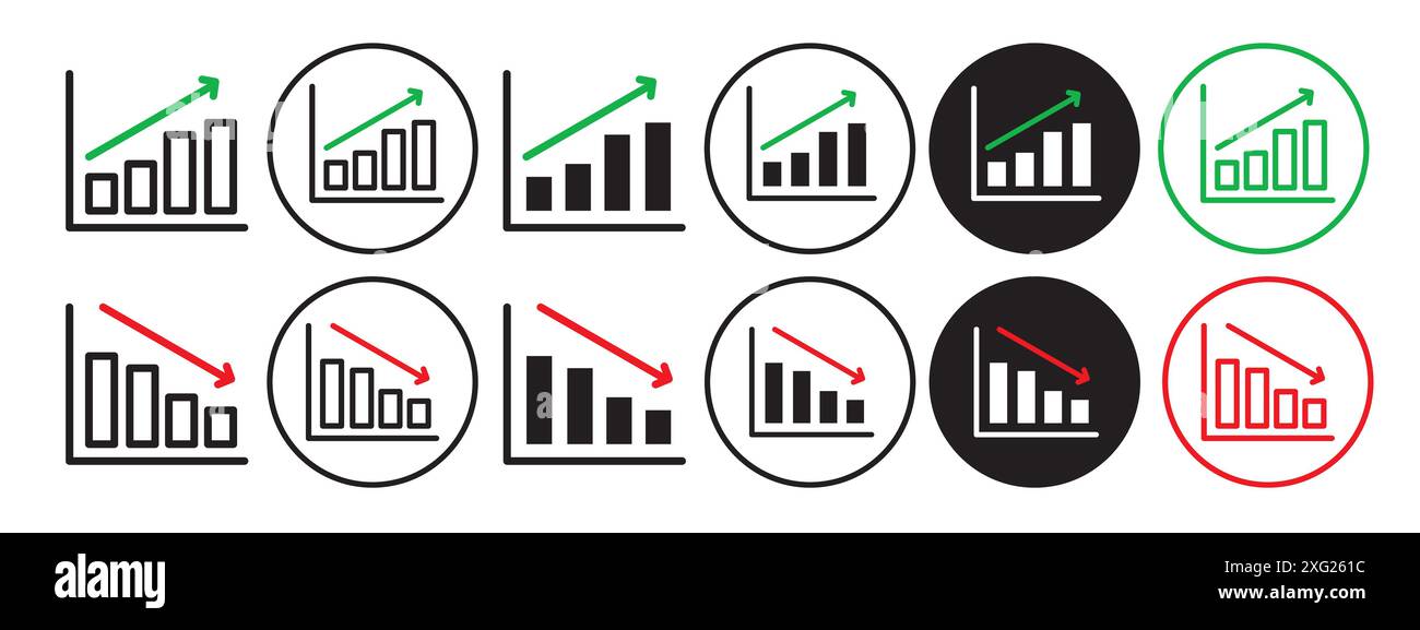 Graph Icon vector set collection for web vector set collection for app ...