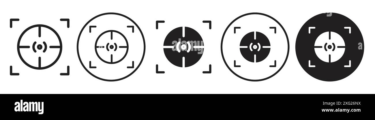 Target Icon vector set collection for web vector set collection for app ...