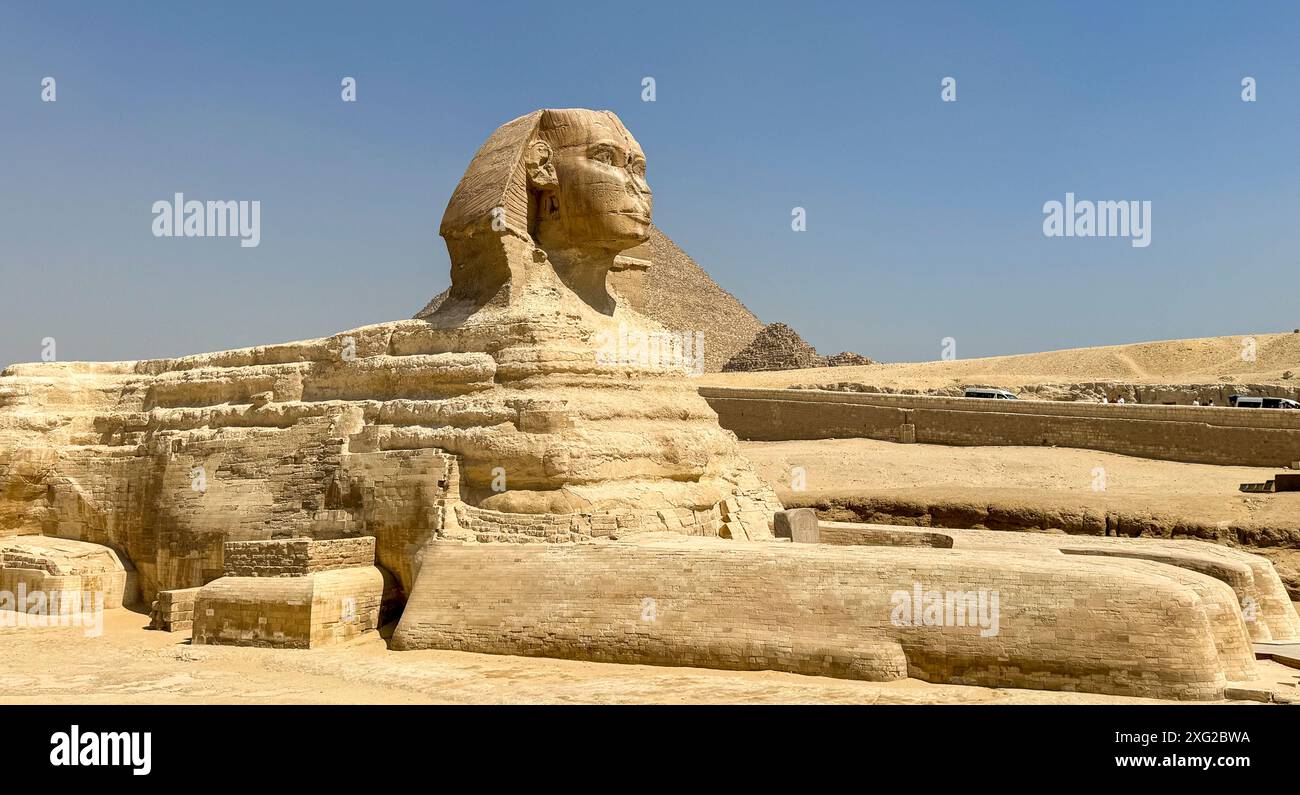 the sphinx of giza,egypt Stock Photo
