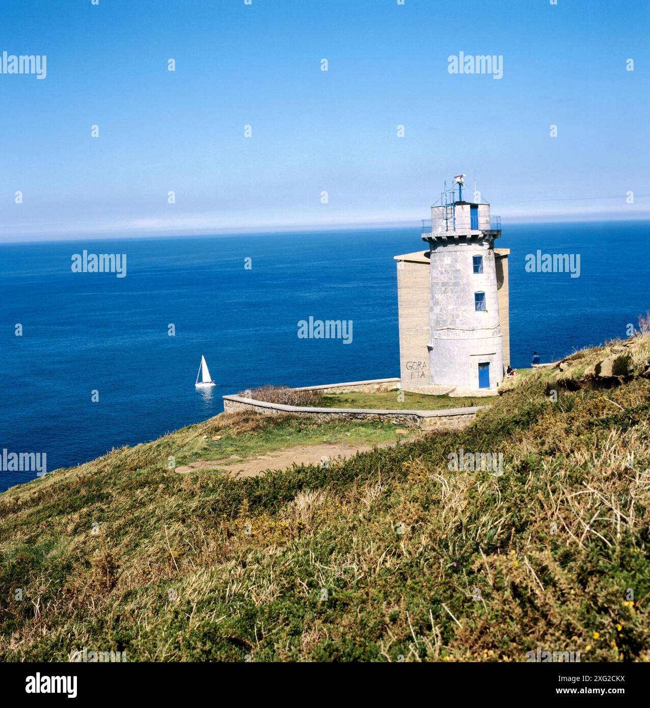 Basque Lighthouse Cape machichaco lighthouse hi-res stock photography and images - Alamy