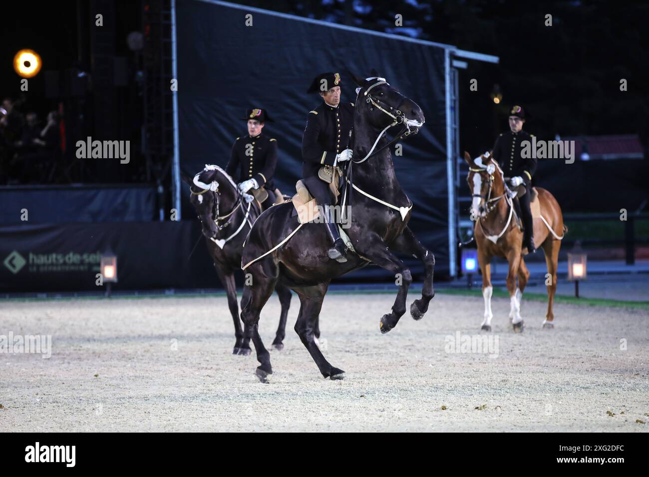 Marnes-la-Coquette, France, on 5 July 2024, Galop Baroque, the Cadre ...